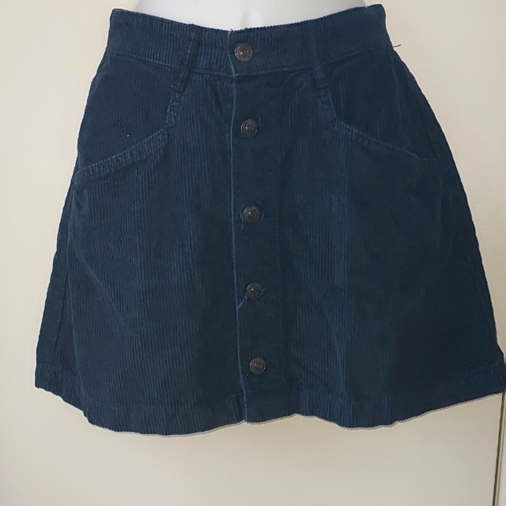 2/$35 NWOT Free People Ray Cord Mini Skirt